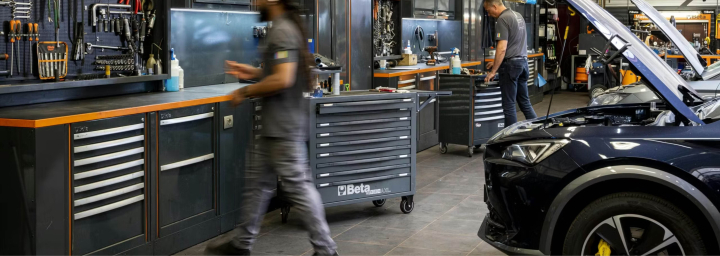 Servante d’atelier garnie