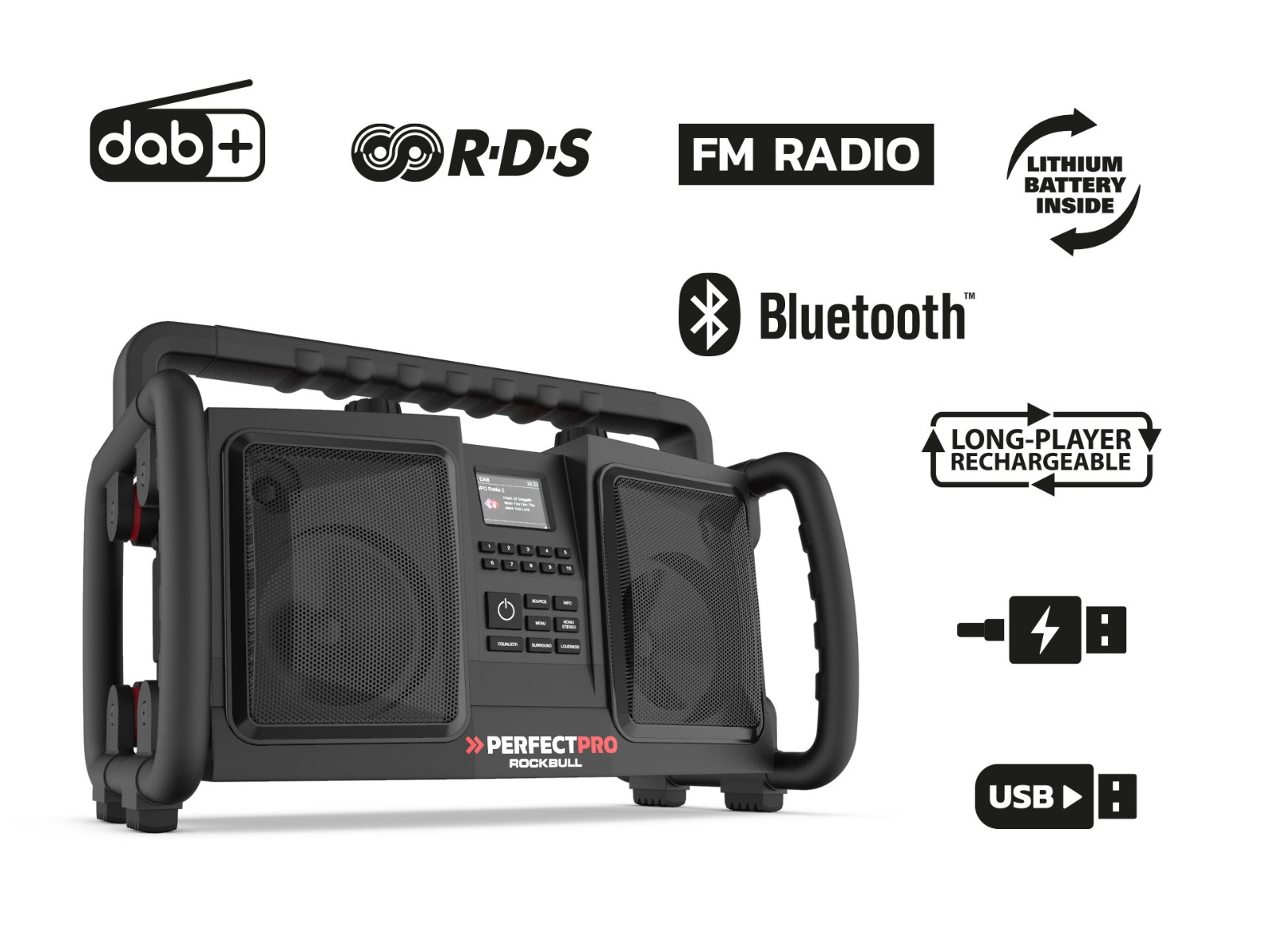 PerfectPro RB2 Radio de construction Rockbull