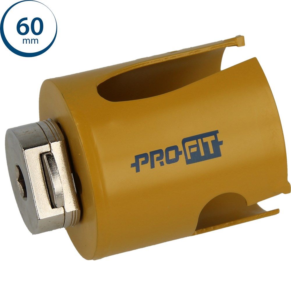 ProFit 09081060 Scie cloche multi-usages 60 mm avec adaptateur intégré