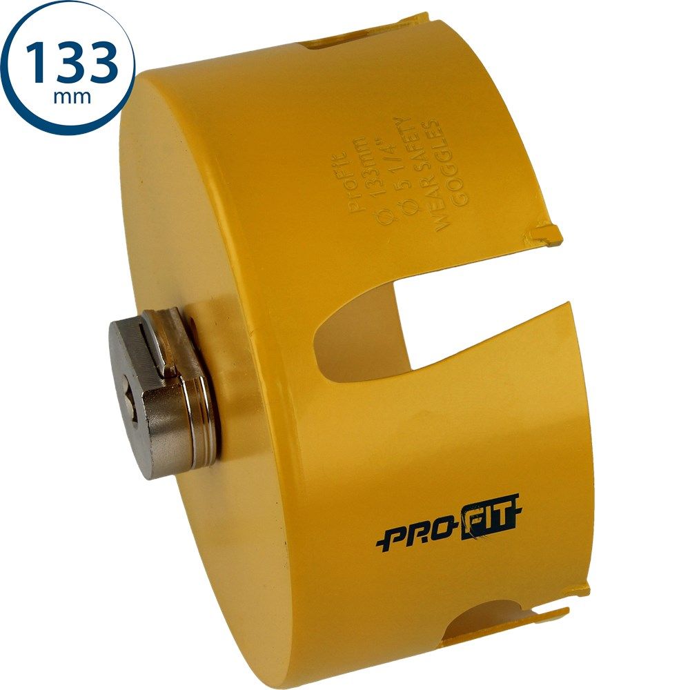 ProFit 09081133 Scie cloche multi-usages 133 mm avec adaptateur intégré