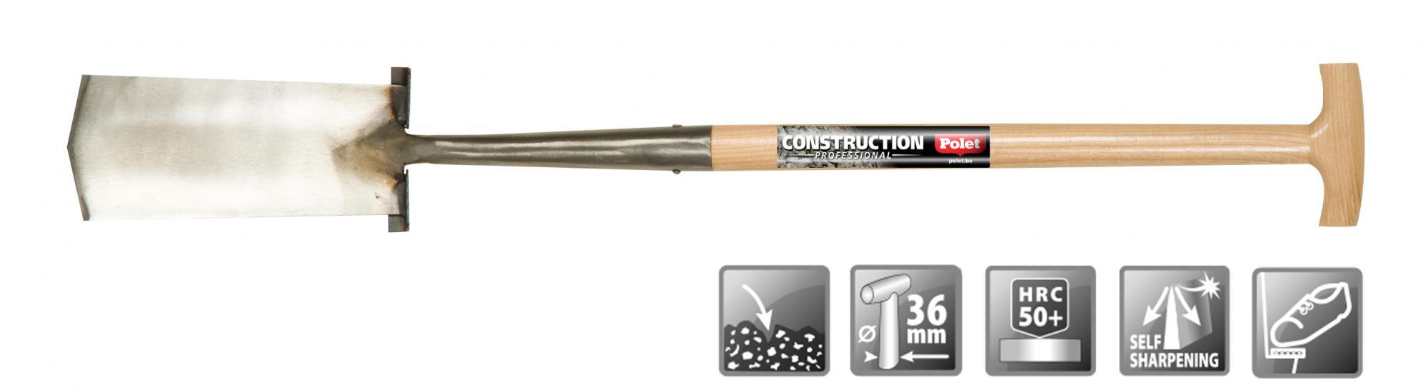 Polet 101020 Câble professionnel Spade 320/135 2V T-ST 75CM
