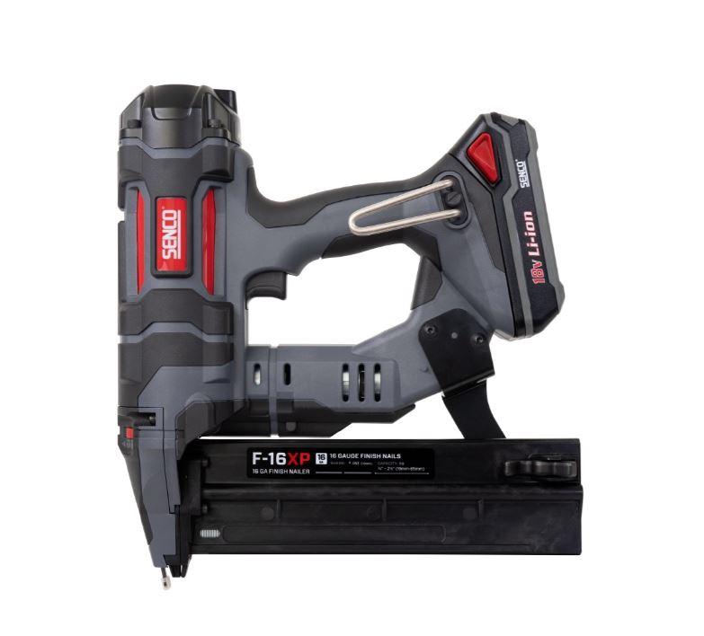 Senco 10N2501N F-16XP Fusion Cloueur sans fils 1.6 mm 2 x batterie 18V 1.5Ah - 2ème génération