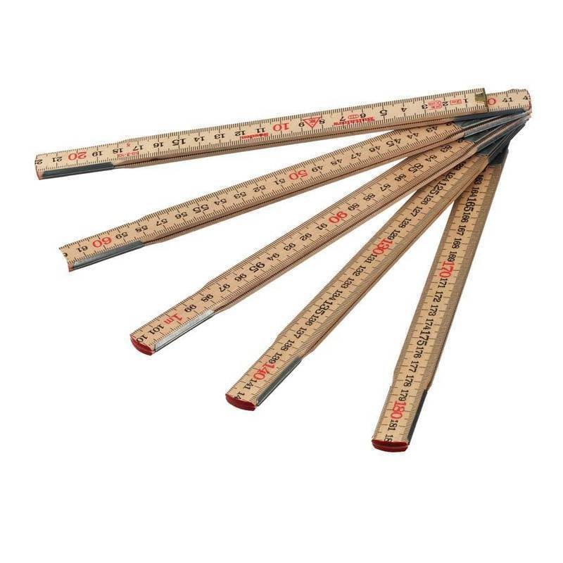 Sola 53010201 H59-2-10 H2/10 Règle pliante en bois 2m - 10 pièces