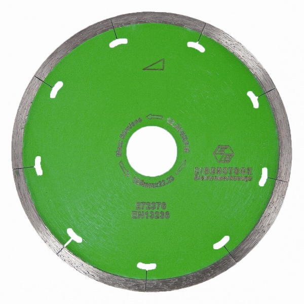 Eibenstock 12.323.01 Lame de scie diamantée Premium EDS 125 mm pour le travail à sec et à l'eau - Alésage 22.2 mm