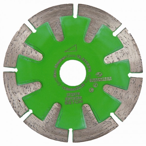 Eibenstock 12.323.03 Lame de scie diamantée 115 mm - pour couper les courbes Trou 22,2 mm