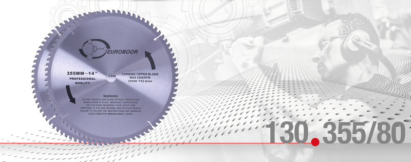 Euroboor 31613558001004 130.355/80 Lame de scie 355 x 25.4 mm pour coupeur de métal à sec pour l'acier, l'aluminium et l'acier inoxydable