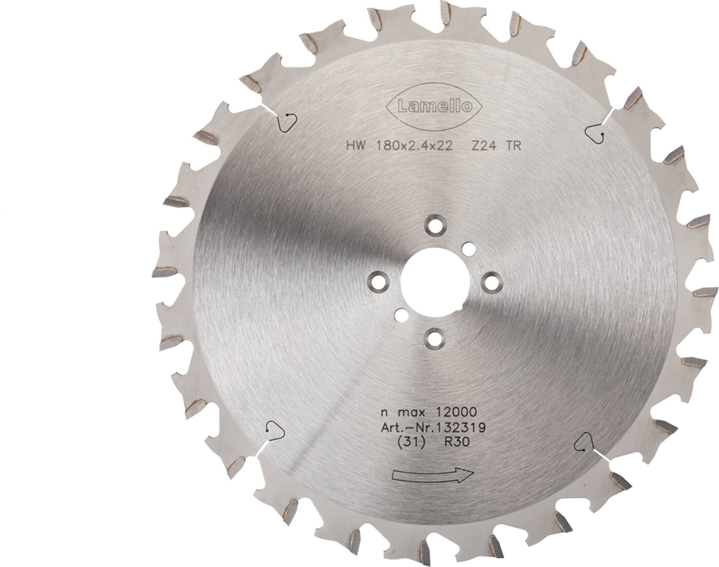 Lamello 132319 Lame de scie HM Tanga Swiss 180 mm