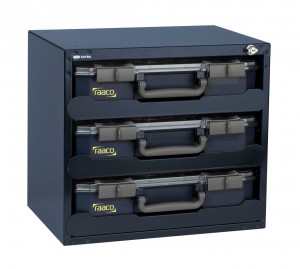 Raaco 136389 Coffre-fort avec 3 x Carry-Lite 80-10