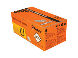 Paslode Fixation 141156 Clous hafte 2.8 x 32 - anneau acier inoxydable A2 (y compris les cartouches de gaz) 2000 pcs.