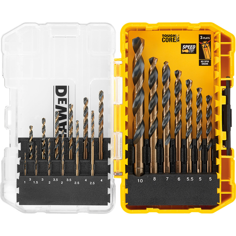 DeWalt Accessoires DT70728-QZ Coffret de forets pour métal 19 pcs