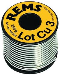 Rems 160200 R Lot CU 3 Soudure tendre S-Sn97Cu3
