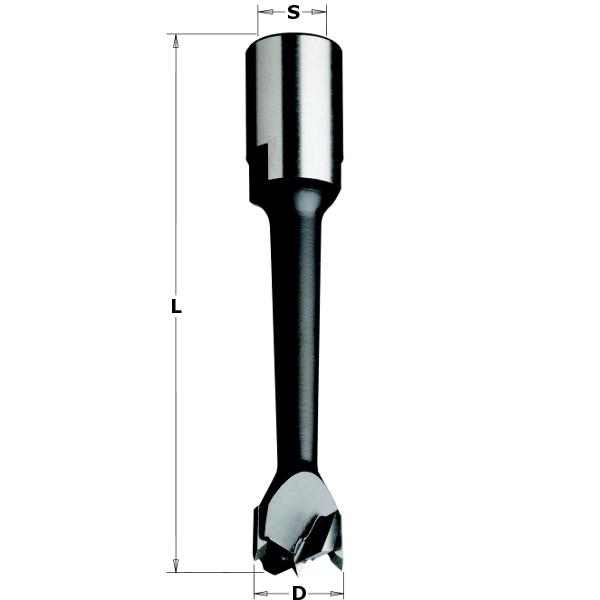 CMT 164.180.11 Fraise à mortaiser 18mm - tige 12 x 1mm