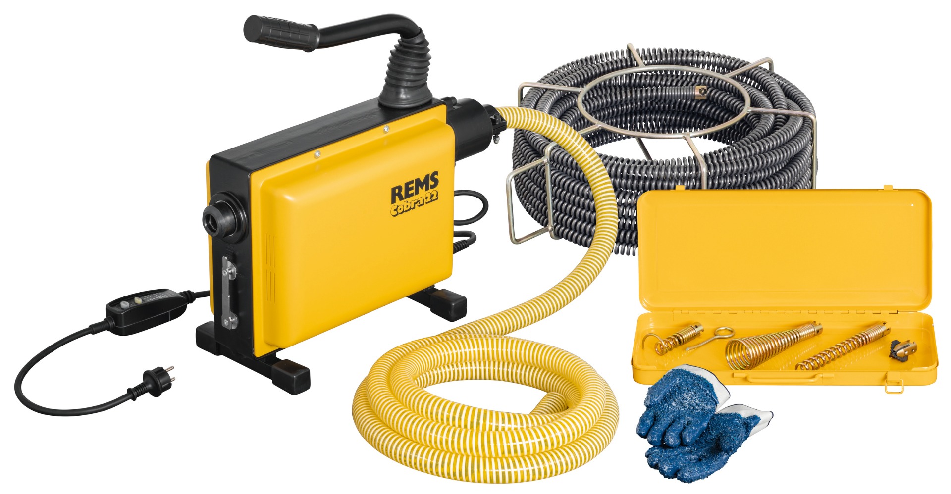 Rems 172011 R220 Cobra 22 Set 22 Electric pipe unblocker