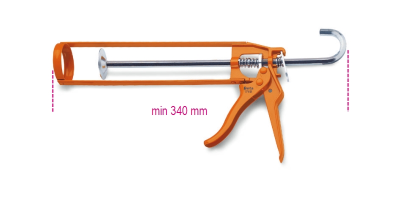 Beta 017490001 1749-Kit Pulvérisateur peint Support métallique 340 mm