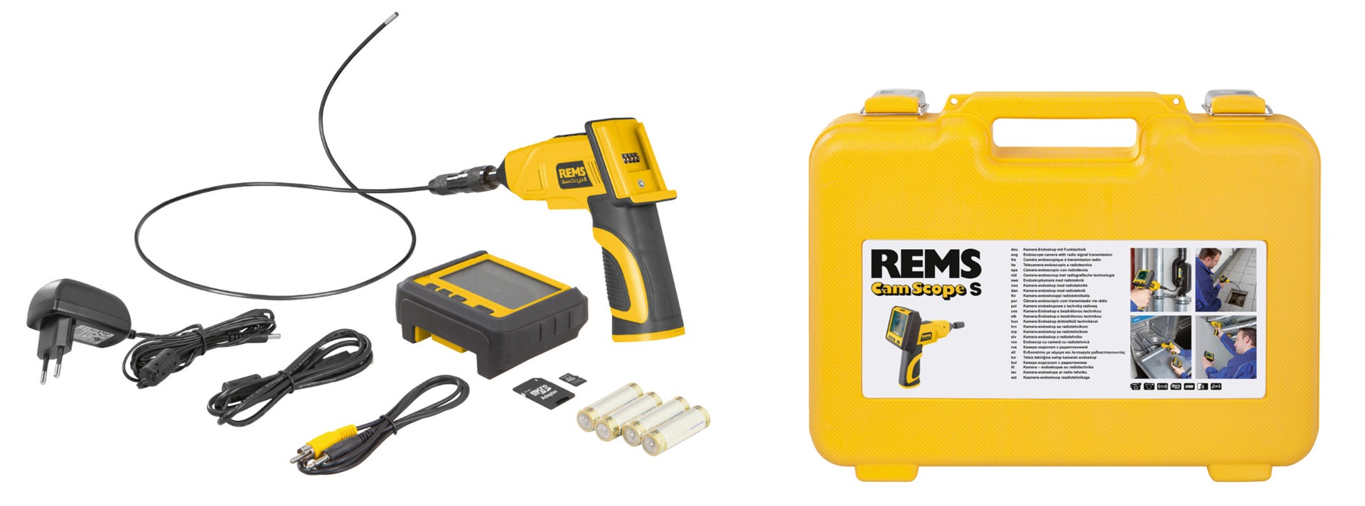 Rems 175132 R220 CamScope S Set 4.5-1 Caméra Endoscope avec transmission du signal sans fil