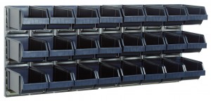 Raaco 181228 2 panneaux muraux avec 24 plateaux