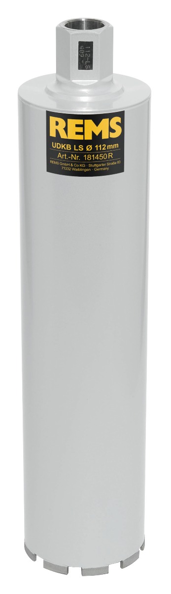 Rems 181450 R UDKB-LS 112x420xUNC 1 1/4 Couronne diamantée, soudée au laser Sec/humide