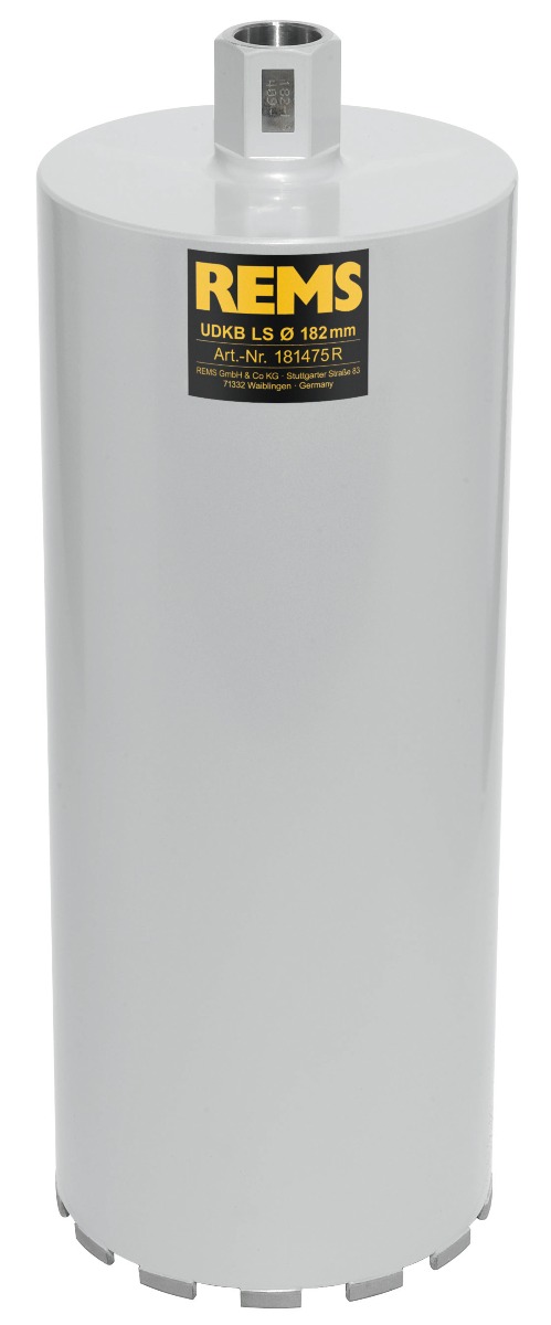 Rems 181475 R UDKB-LS 182x420xUNC 1 1/4 Couronne diamantée, soudée au laser Sec/humide