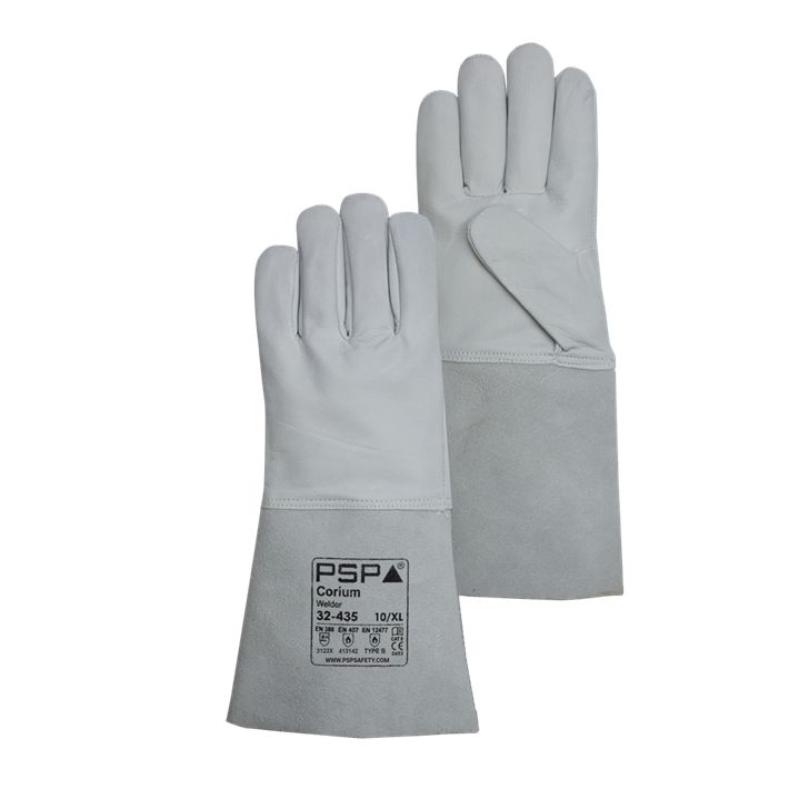 PSP 2.03.32.435.11 Corium Welder 32-435 paire de gants de soudage en cuir taille 11