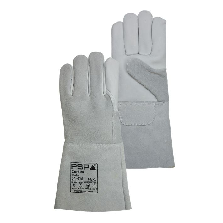 PSP 2.03.34.415.10 34-415 Paire de gants de soudage en cuir Taille 10