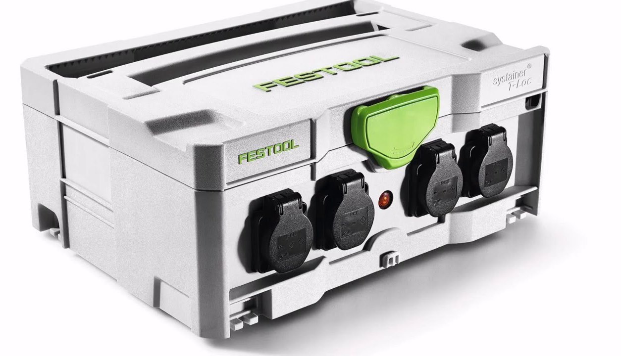 Festool Accessoires 200231 SYS-PowerHub SYS-PH Rallonge de 10 mètres avec 5 prises dans un systainer