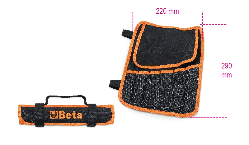 Beta 020020010 Fourre-tout long en polyester, 6 poches vides - 22x29 cm