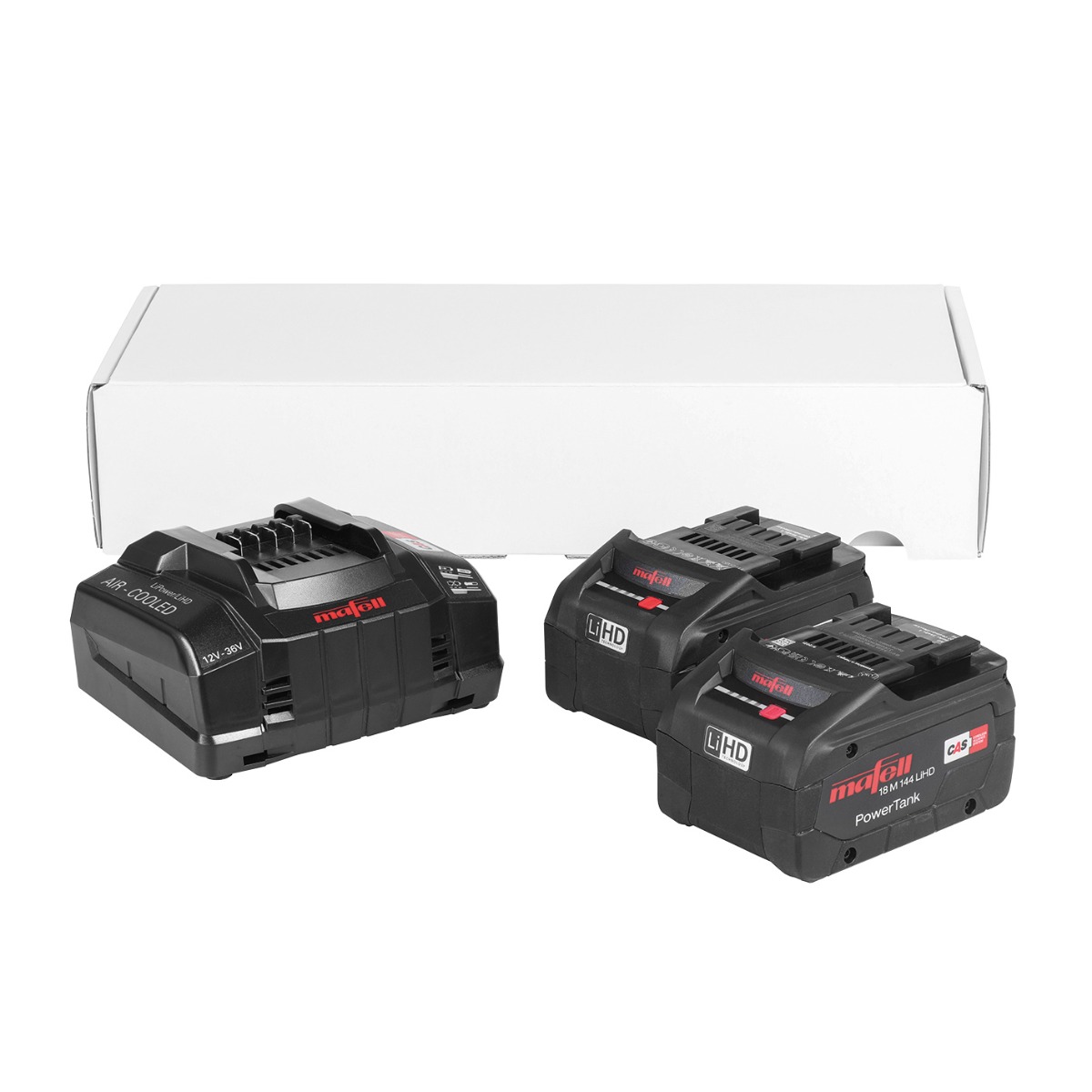 Mafell Accessoires 1P0471 Power-Set 3 - 2 x 18 M 144 Batterie 18V 8.0Ah LiHD + chargeur APS M