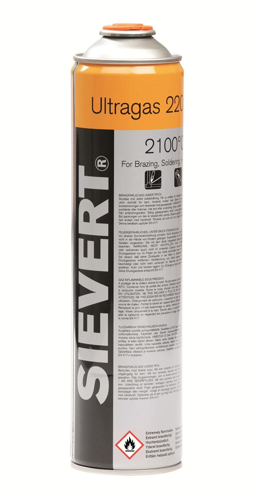 Sievert 220583 Cartouche de gaz Ultragas EU (7/16") 210G/380ML