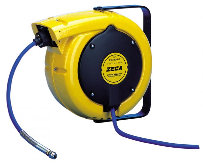 Zeca 10000319 813/8 Enrouleur de tuyau pour air comprimé et eau 12 m