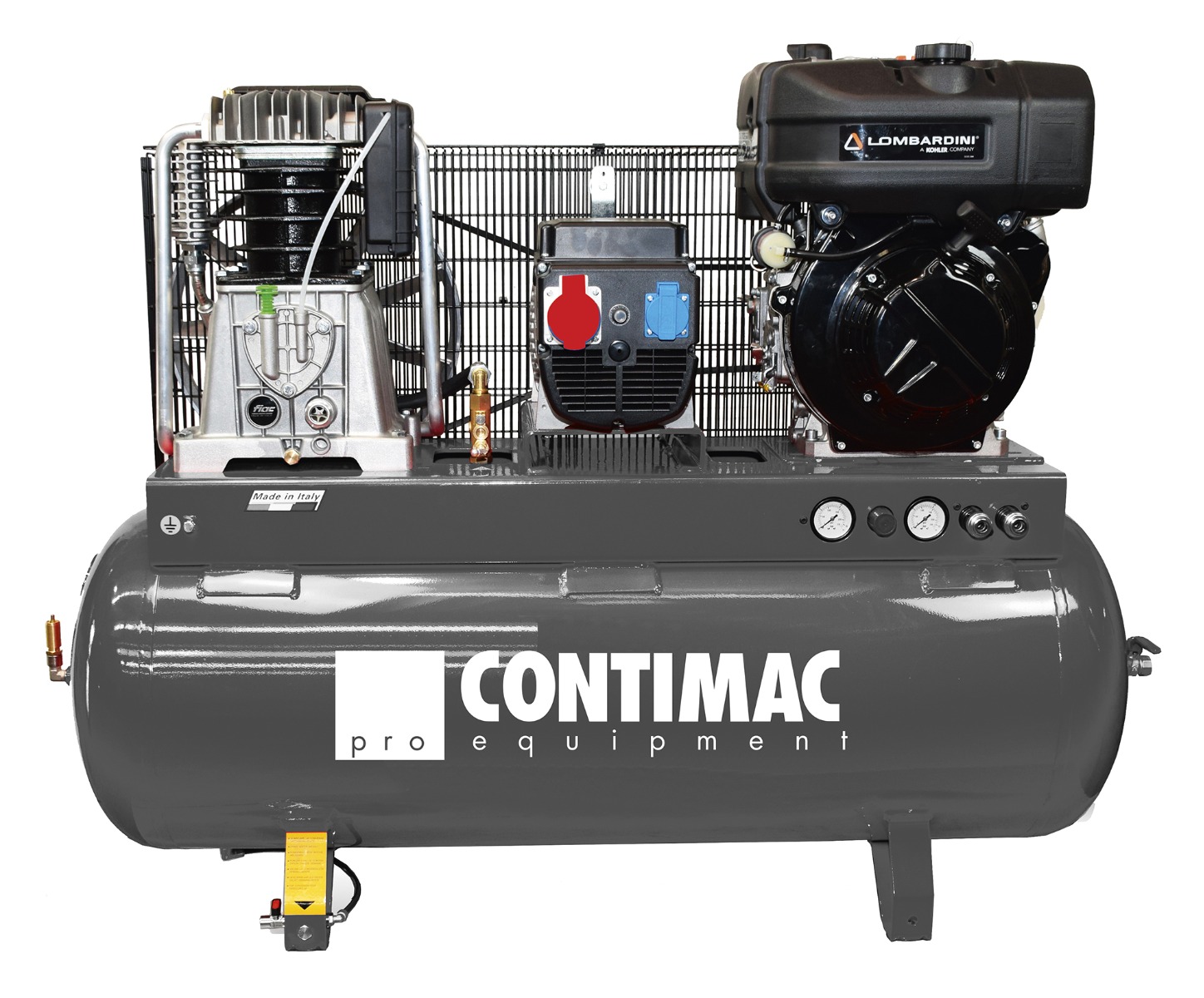 Contimac 25078 Msu 598/200 Compresseur 15 Bar à moteur diesel