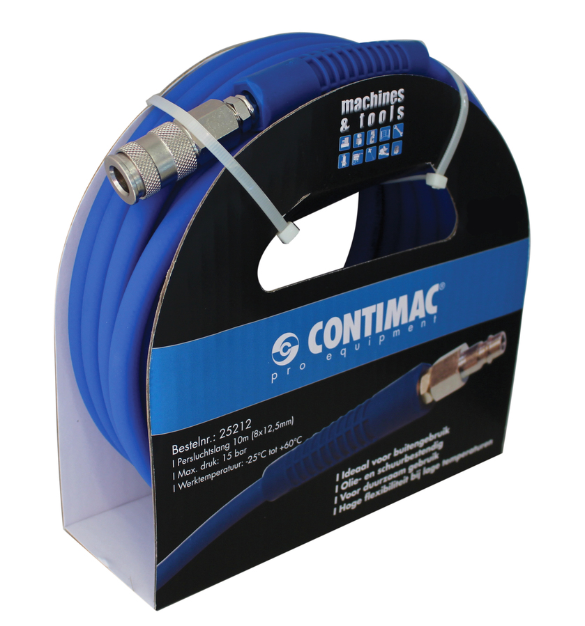 Contimac 25212 Tuyau d'air comprimé en composite 10 m avec raccord