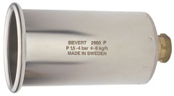 Sievert 296001 tête de brûleur Ã˜ 60 mm - acier inoxydable, acier inoxydable