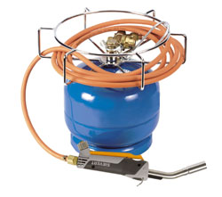 Sievert 334915 set d'installation avec bouteille 2012 et brûleur cyclone 333501 PROMA