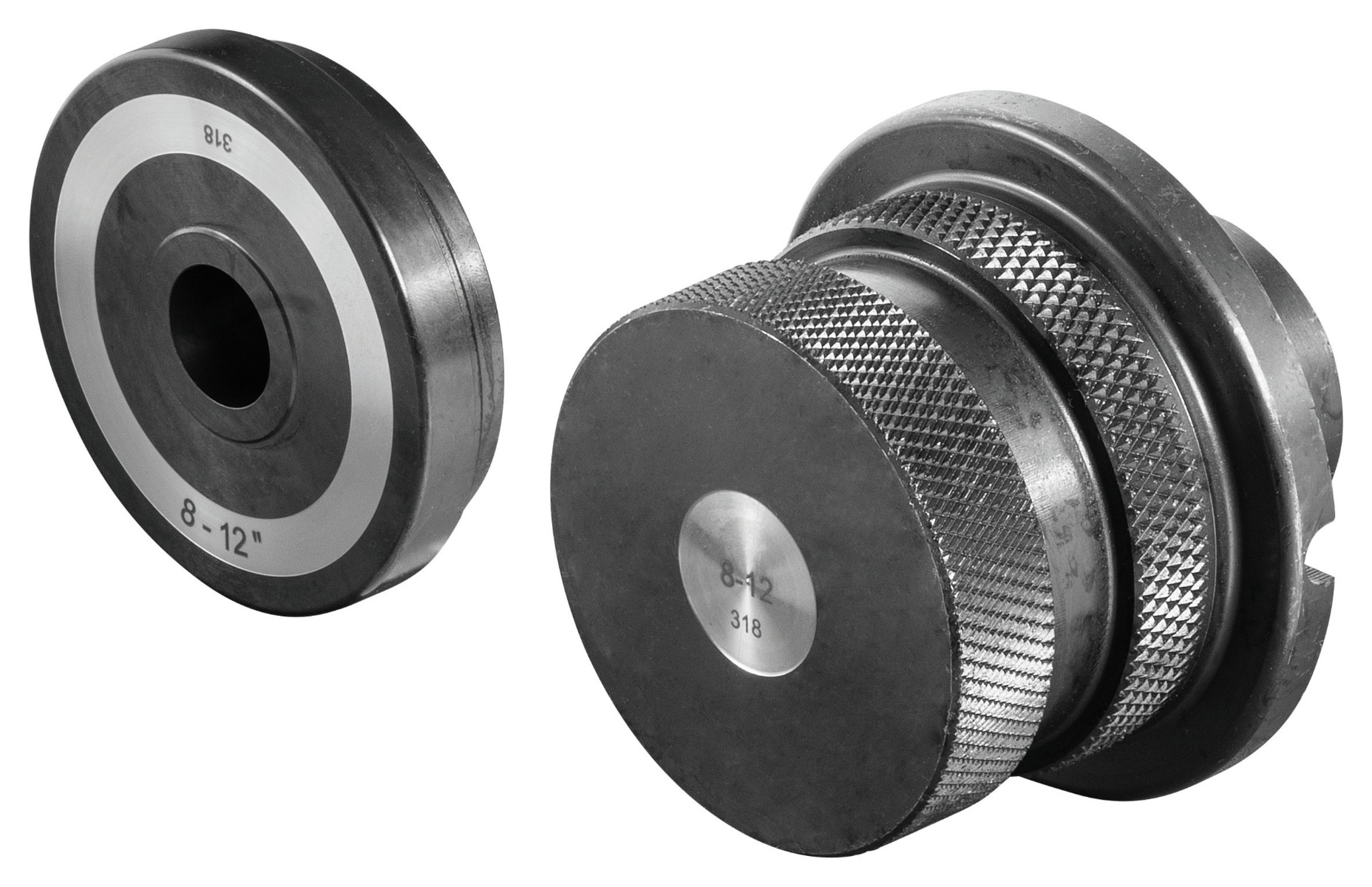 Rems 347040 Rouleaux à gorge 8 - 12", jeu pour tubes en acier