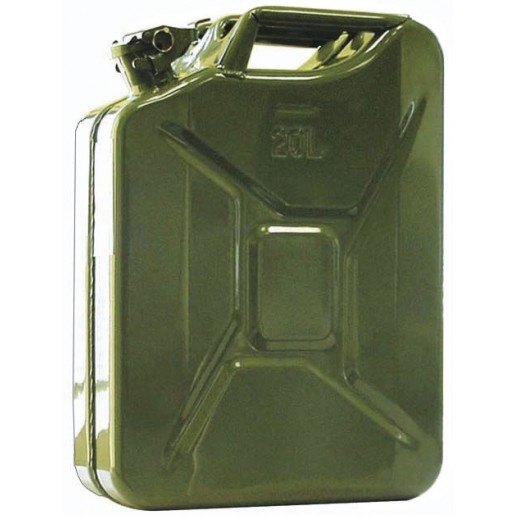 Metal Works 940001990 TC20LF Jerry Can en acier pour huile et carburants 20 ltr.