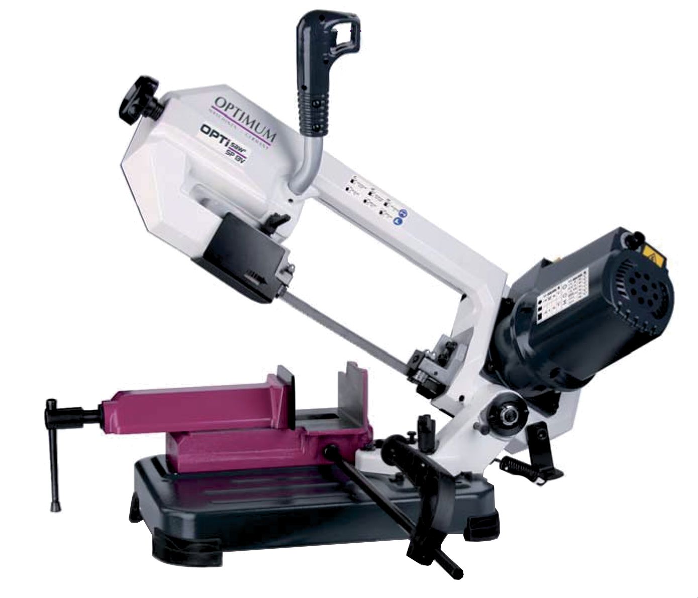 Optimum 713300075 SP13V Scie à ruban portable Vario 125 mm