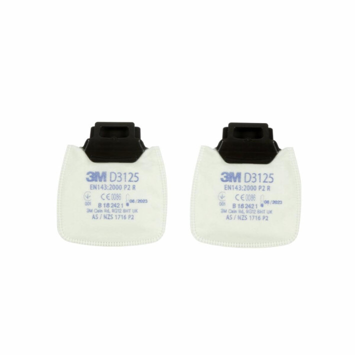 3M 1.21.17.312.50 D3125 3M™ Secure Click™ Filtre à particules, P2 R 40 pièces