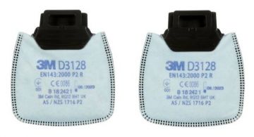 3M 1.21.17.312.80 D3128 3M™ Secure Click™ Filtre à particules, P2 R 40 paires