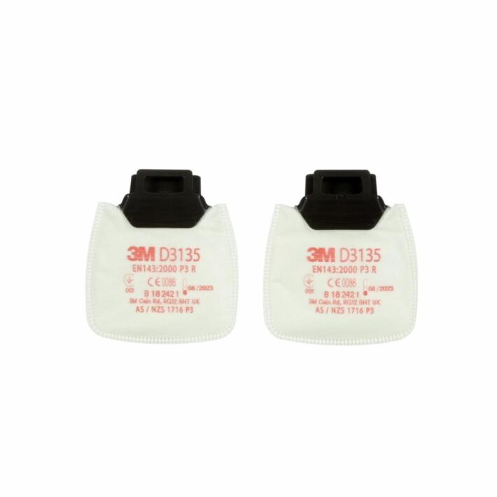3M 1.21.17.313.50 D3135 Secure Click™ Filtre à particules, P3 R 40 paires