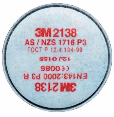 3M 1.21.39.021.38  Filtre à particules P3 R 2138