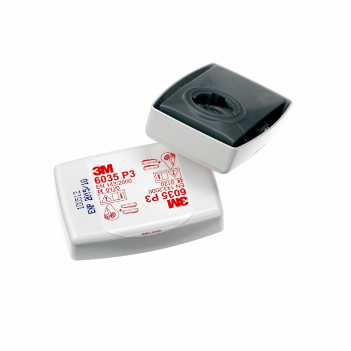 3M 1.21.30.603.50 6035 Filtre à particules, paire P3 R