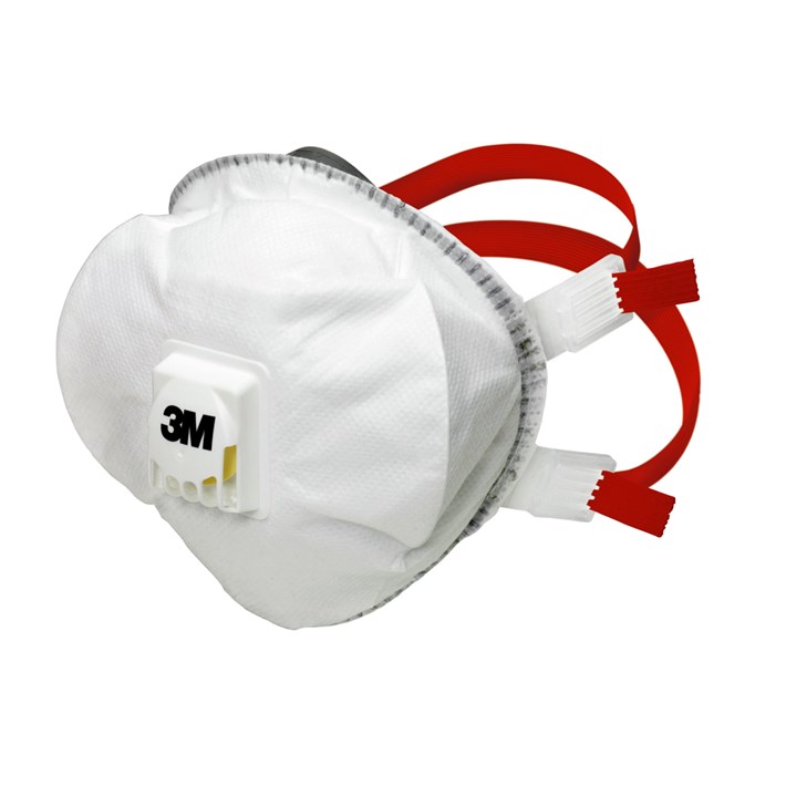 3M 1.21.15.883.55 8835+ 3M™ Masque anti-poussière, FFP3, avec valve 5 pièces