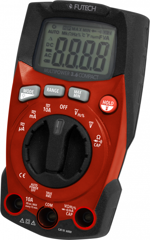 Futech 400.36C Multipower 3.6 Multimètre compact