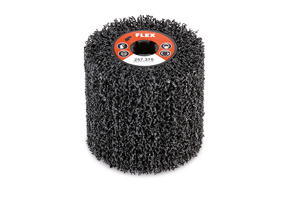 Flex-tools Accessoires 257375 Roue non tissée à structure dure Poli Clean 100 x 100 mm