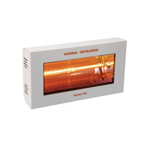 Varma 407001115 400 chauffage infrarouge mural en acier inoxydable 2,0 kW