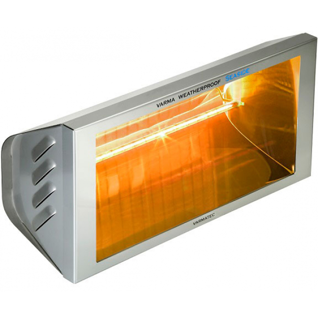 Varma 407001150 WR2000/20 Chauffage infrarouge acier inoxydable Montage mural 2,0 kW