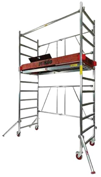 Little Jumbo 41601939 JUMBO Echafaudage pliant 180 + profilé pliant 100 - Complet