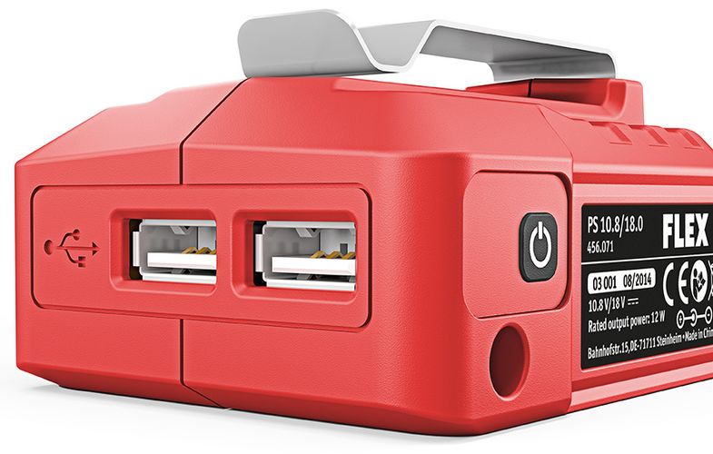 Flex-tools Accessoires 456071 PS 10.8/18.0 Adaptateur de batterie 10.8 - 18V