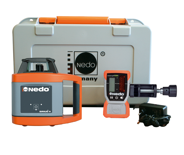 Nedo 471933 SIRIUS 1 H Laser horizontal + récepteur laser Accepteur 2