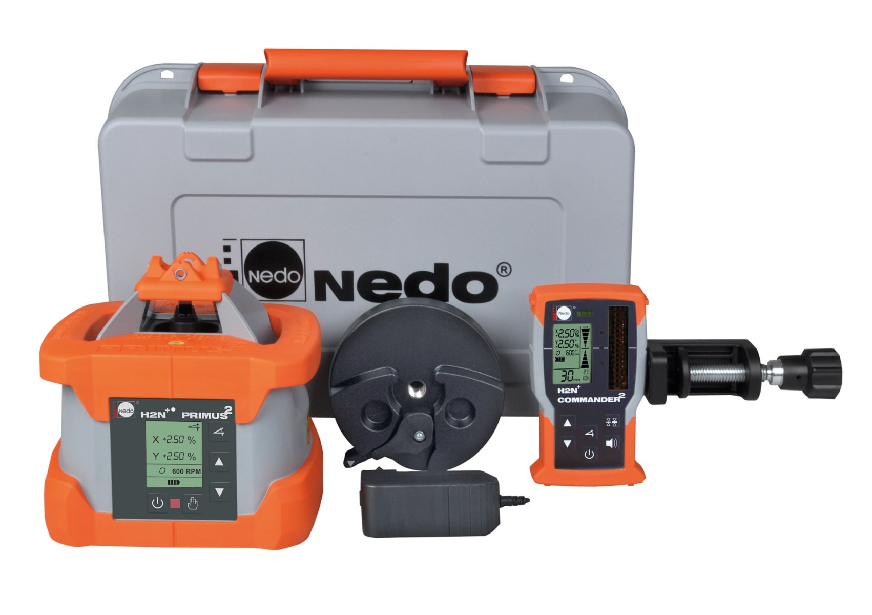 Nedo NV472034 Laser Primus2 H2N+ Downhill + récepteur Commander H2N+ + contrôle de l'inclinaison !